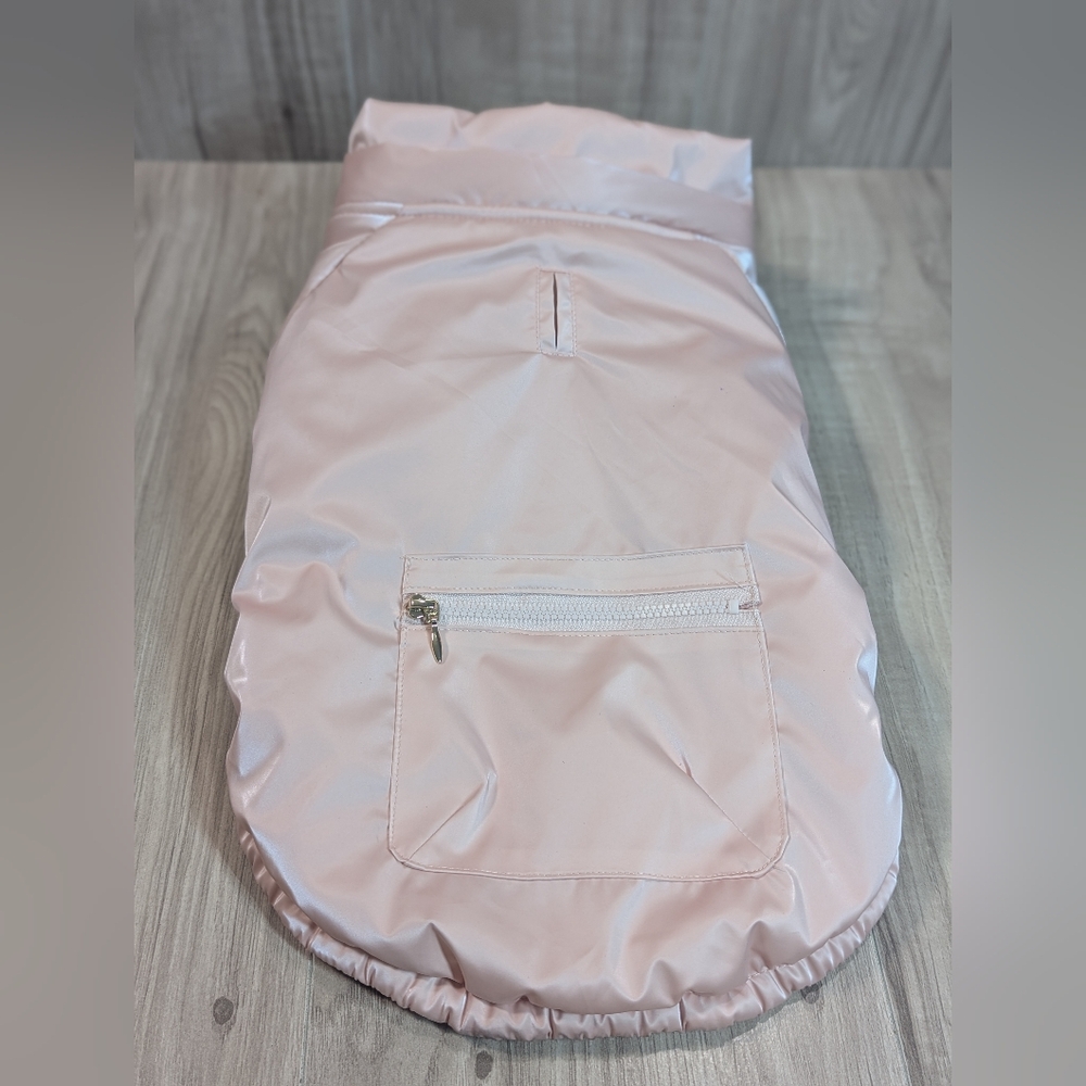 PINK DOG COAT SIZE SMALL PUFFER